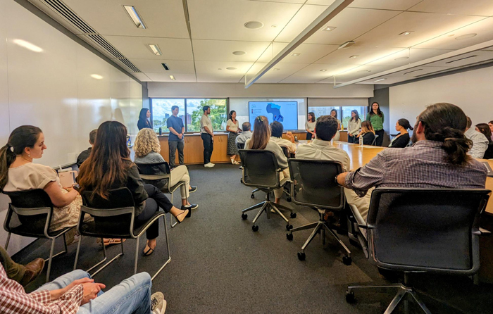 SMMA 2023 summer interns presenting to the firm and Berkley Investments