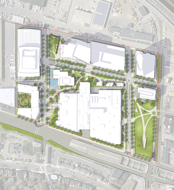 Overhead view of SMMA site design drawing