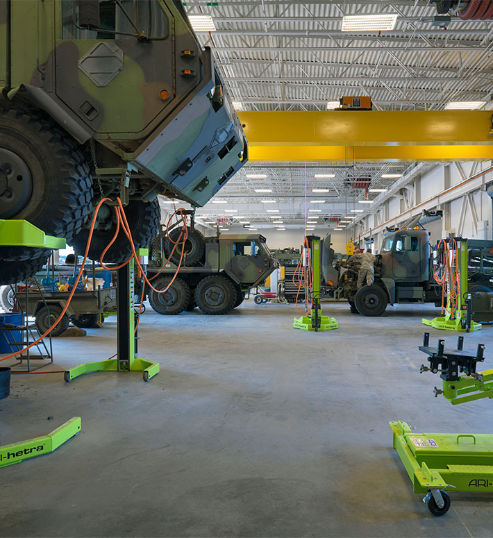 Large tank at Fort Devens Armed Forces Reserve Center